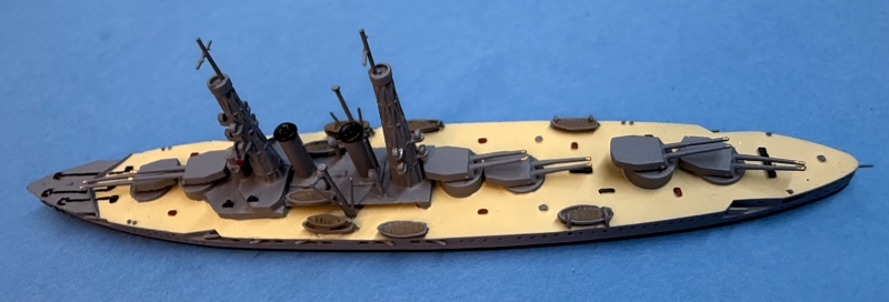 Battleship "Wyoming" painted decks (1 p.) USA 1912 Navis NM 306s